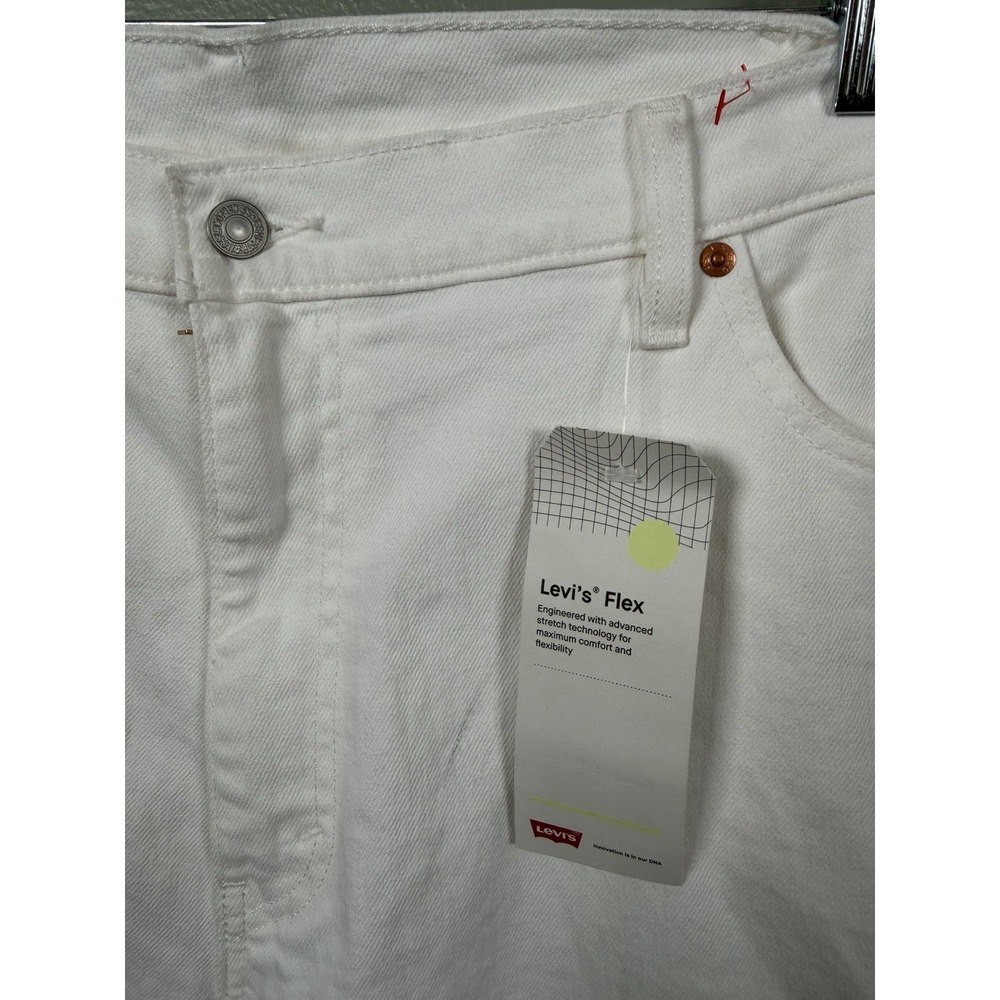 Levi's 541 Athletic Taper Jeans Mens 46x28 Big & Tall White Stretch NWT - Picture 7 of 12